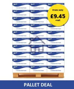 UB 1069 C Fold Blue Paper Hand Towels 1ply Pallet Deal