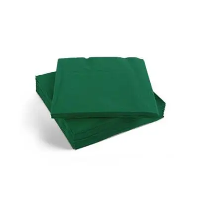 Napkins Forest Green 24cm 2ply - Box 4000