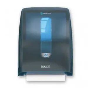 north shore hands free dispenser blue
