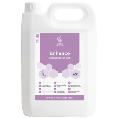 Evans Enhance Ultra Solids Floor Polish 5 litre