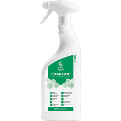 Evans CLEAN FAST Washroom Cleaner 6 x 750ml