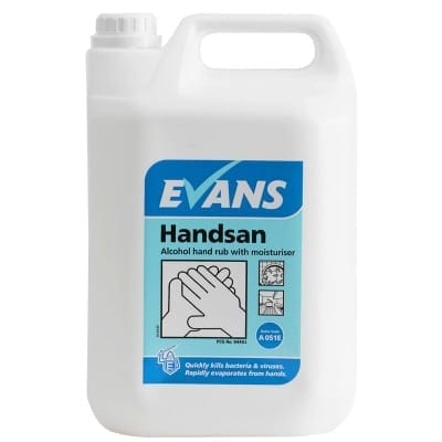 Evans - HANDSAN Alcohol Hand Sanitiser - 5 litre