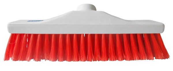 Hygiene Brush Head 12" - Soft Bristle - Red
