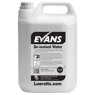 Evans - DE-IONISED WATER - 5 litre