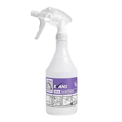 Evans - EC4 Sanitiser Spray Bottle & Trigger