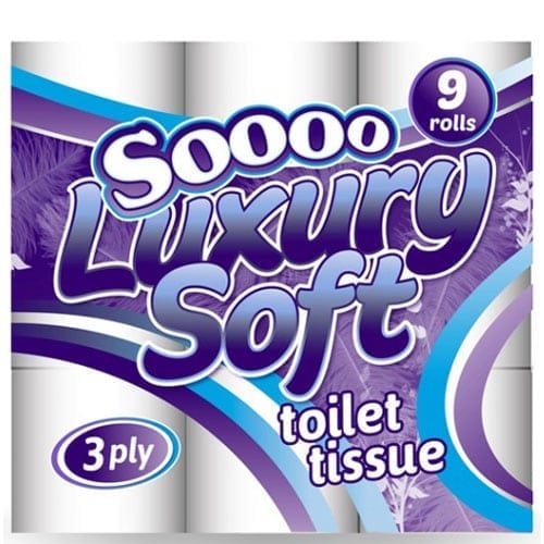 Soooo Luxury Soft Toilet Tissue - 3ply White - 45 Pack