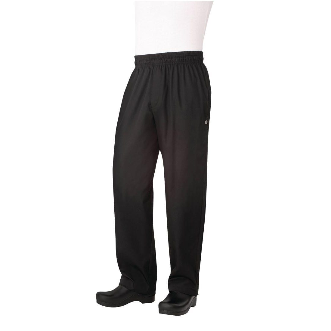 Chef Works Basic Baggy Zip-Fly Black (NBBZ) - Size XL (B2B)-0