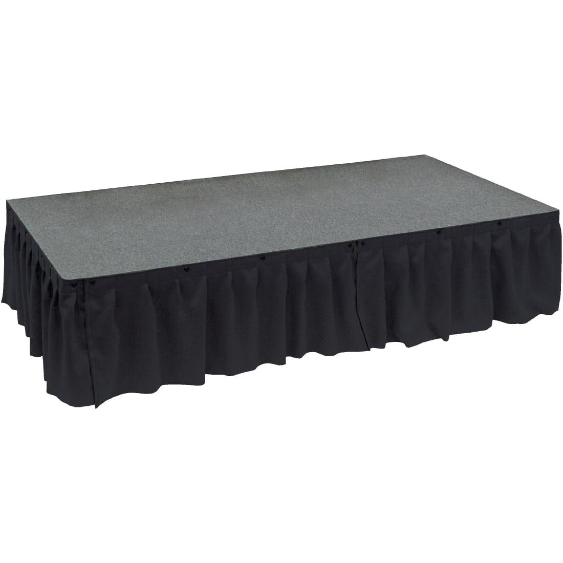 Valance 1m x 230mm deep Black for Ultralight Staging (Direct)-0