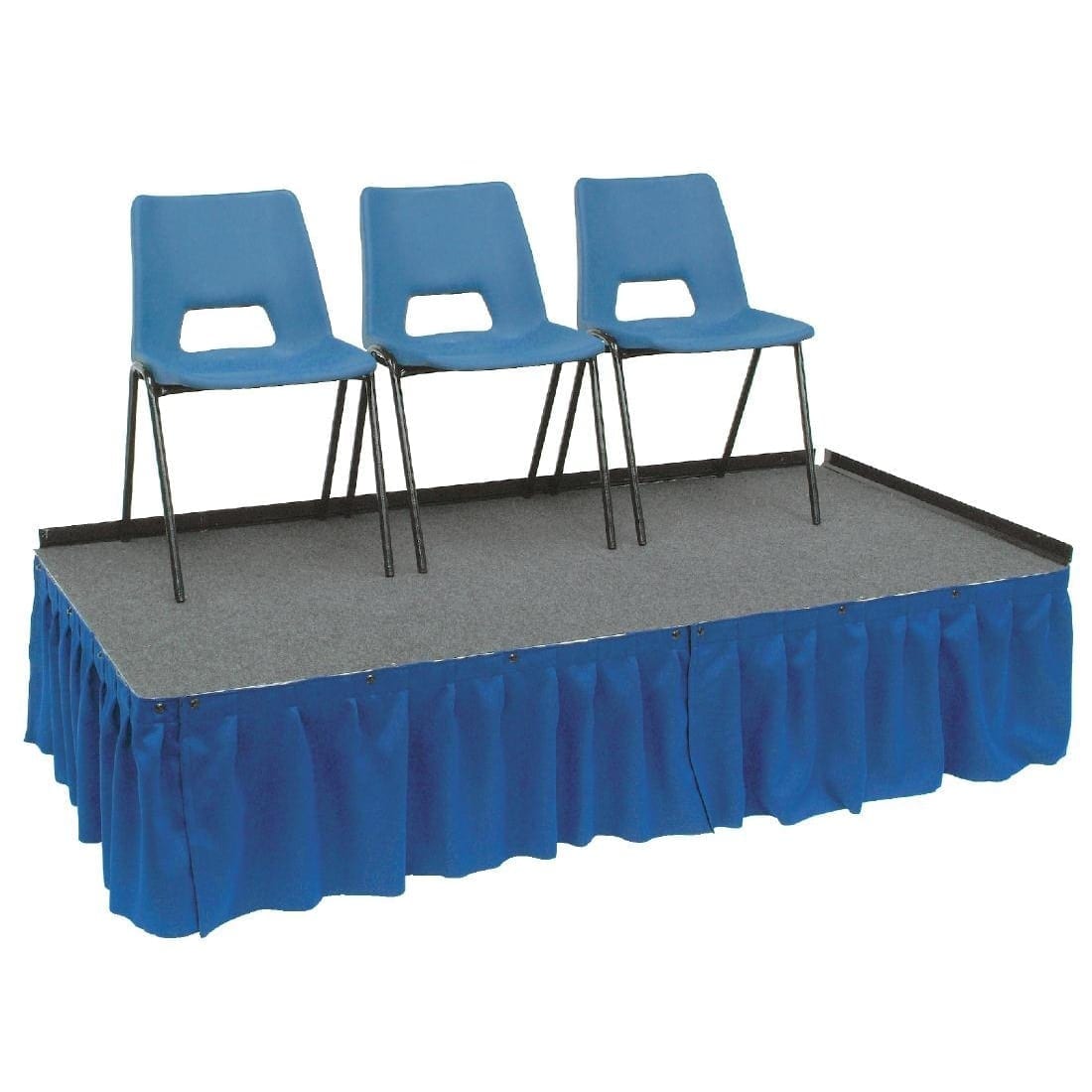 Valance 1m x 430mm deep Blue for Ultralight Staging (Direct)-0