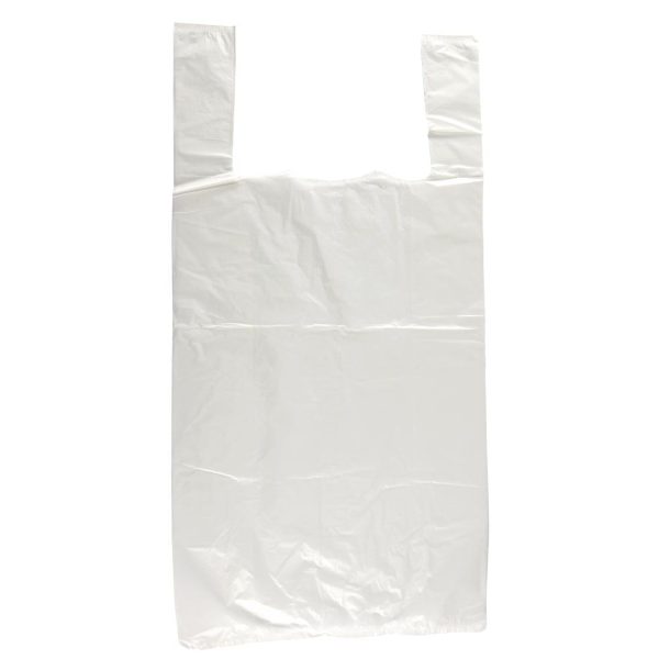 Large White Carrier Bag (Box 1000)-0