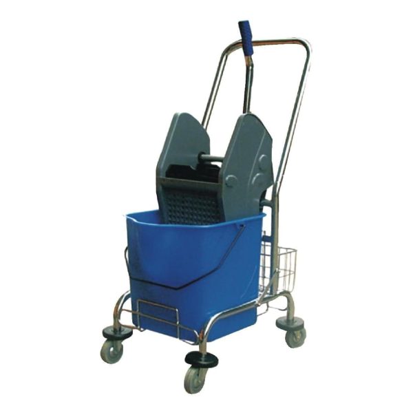 Deluxe Mop Wringer with Metal Cart