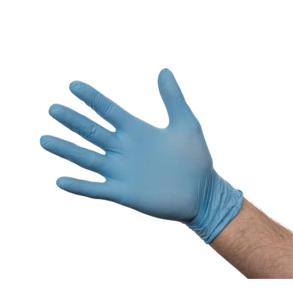 Nitrile Gloves - Powder Free Blue - Large - Box 100