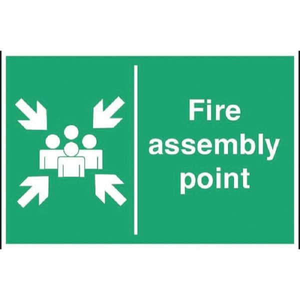 Fire Assembly Point - 400x600mm (Rigid)-0