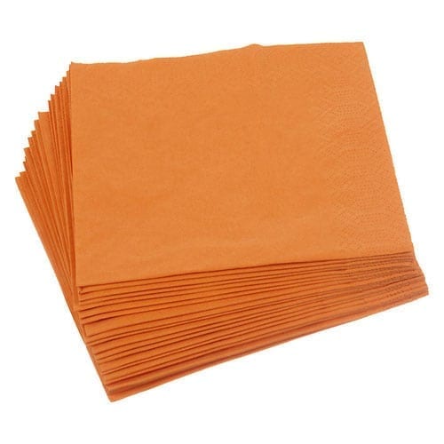 Napkins Orange 33cm 2ply Box 2000