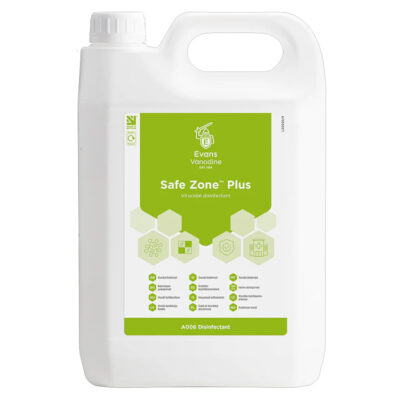 Evans SAFE ZONE PLUS Disinfectant Cleaner 5 litre