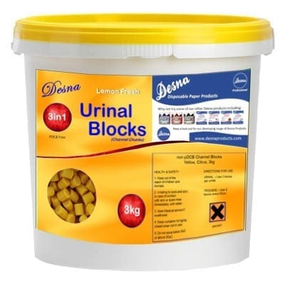 Desna Urinal Blocks - 3in1 - Citrus - 3kg