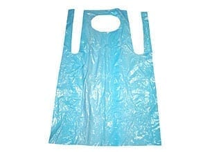 Disposable Aprons Blue on a roll - 1000 per box-0