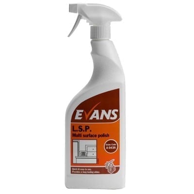 Evans - L.S.P. Multi Purpose Spray Polish - 6 x 750ml