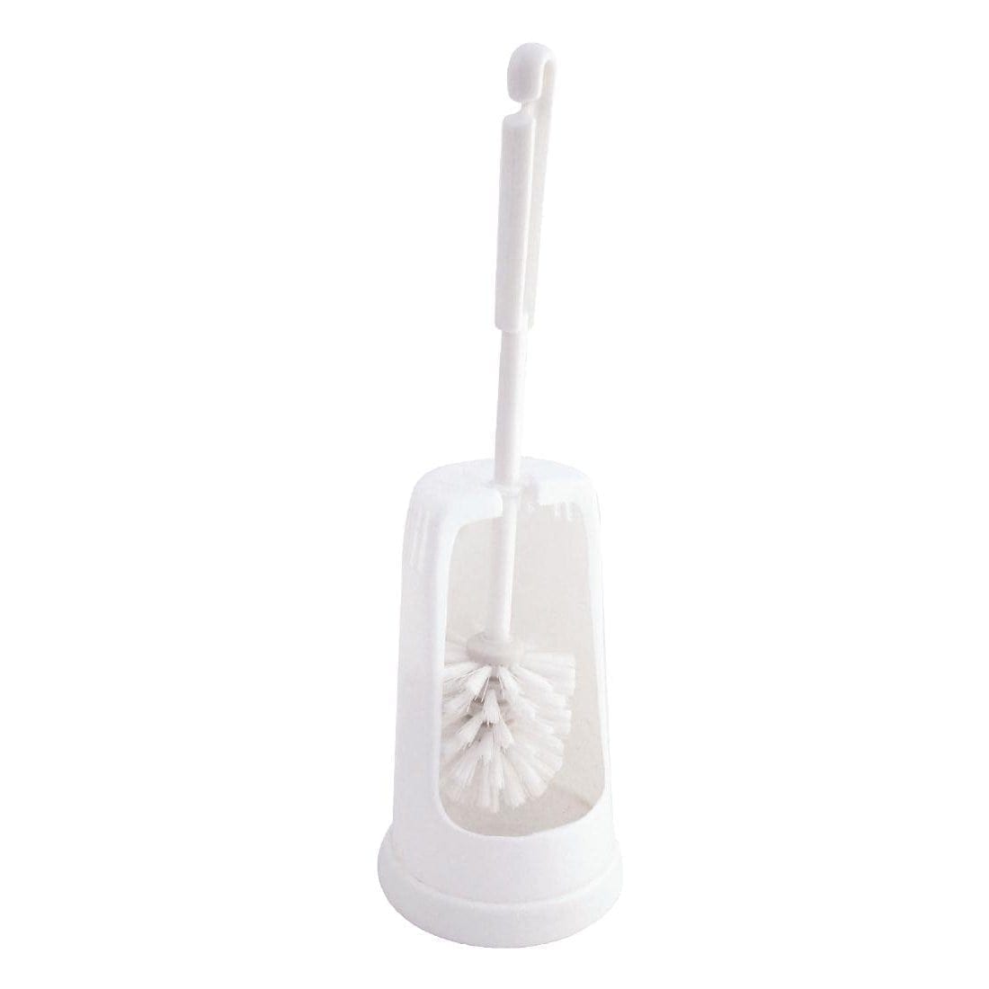 Toilet Brush & Holder Set White