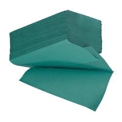 Interfold Fold Paper Hand Towels 2ply - Green - Box 4600