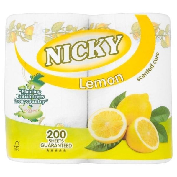 Nicky Lemon Kitchen Rolls 2ply - 16 Pack