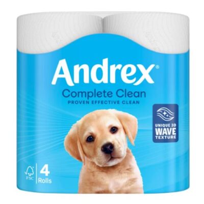 Andrex Complete Clean 4 Pack