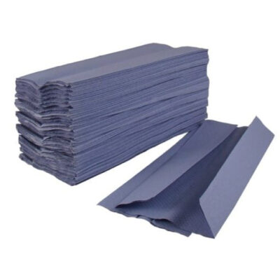 C Fold Blue Paper Hand Towels 1ply Box 2520