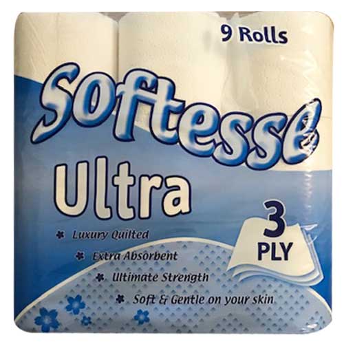 Softesse Luxury Soft Toilet Tissue - 3ply White