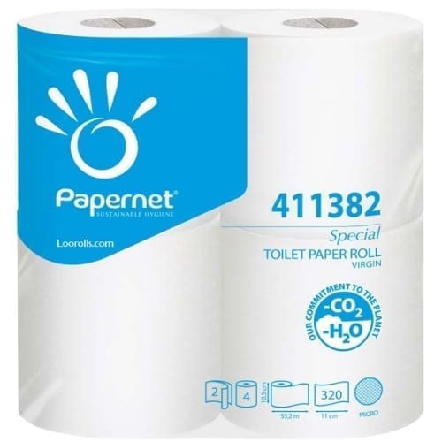 papernet 320 sheet toilet rolls