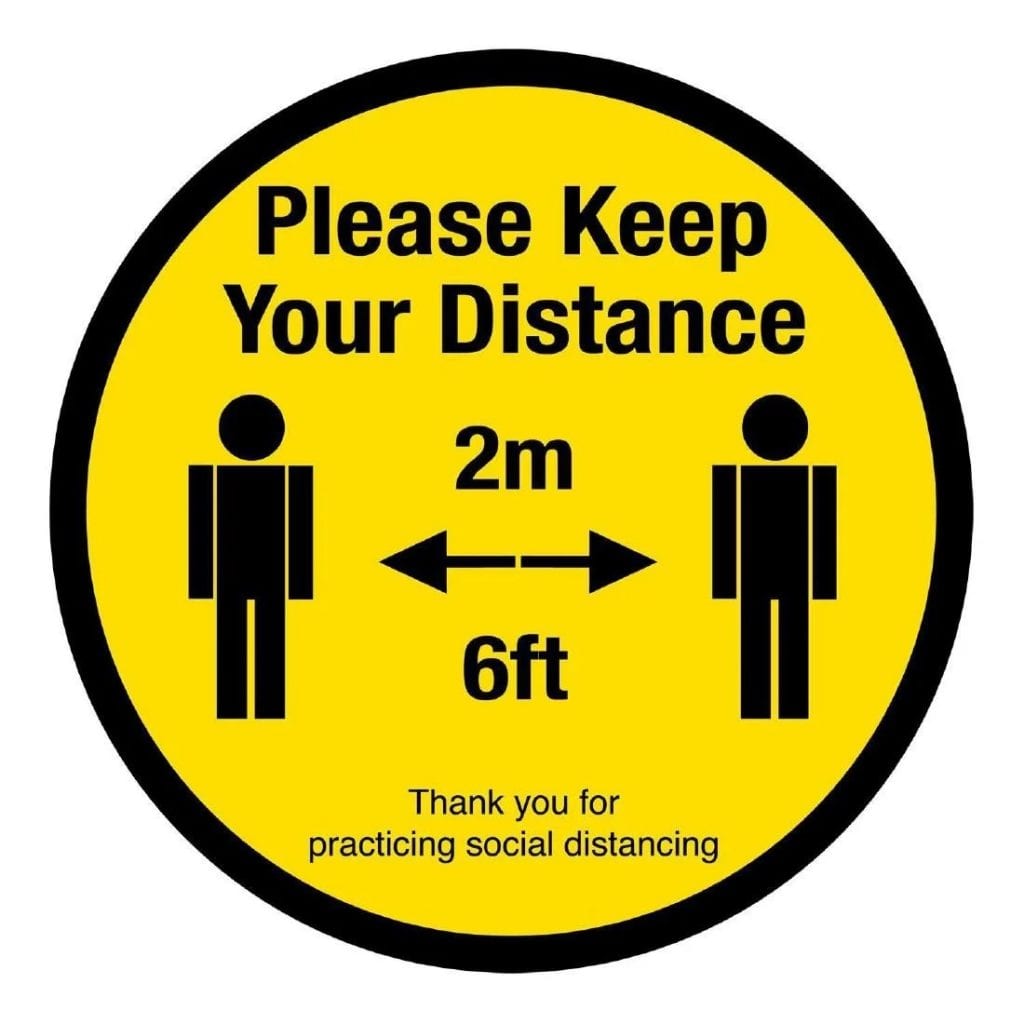 Health-and-safety-culture-post-COVID-19-social-distance-signs-labels-equipment
