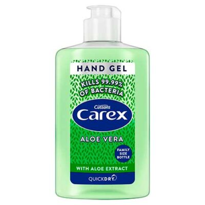 Carex Hand Gel Aloe Vera 300ml 6pk