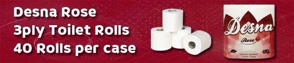 Desna Rose 3ply Toilet Rolls Best Seller