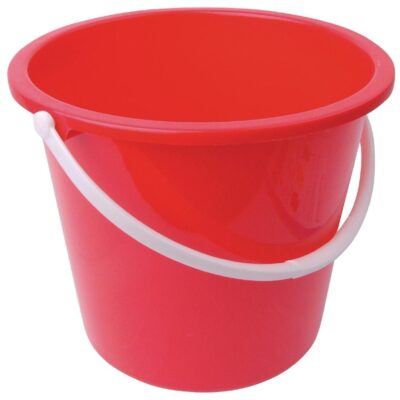 Red plastic Bucket
