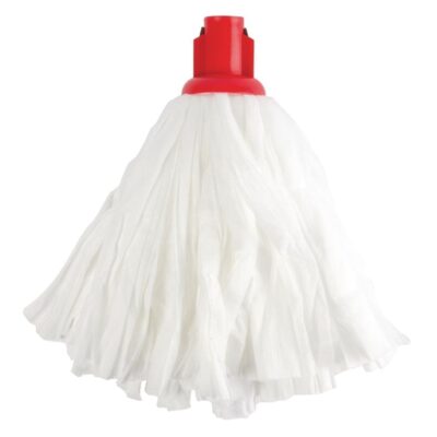 Janitorial Super White floor mops offer a great alternative to the traditional cotton mop. They are more absorbent, machine washable and provide great dirt collection