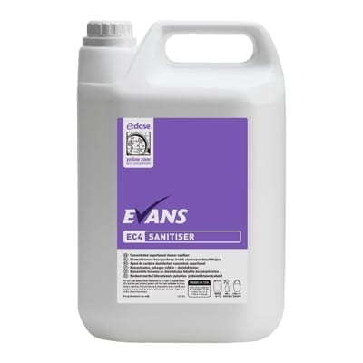 Evans Vanodine Super Concentrated EC4 SANITISER 5 litre