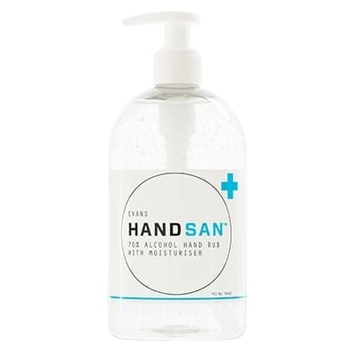 Evans - HANDSAN Alcohol Hand Rub - 500ml