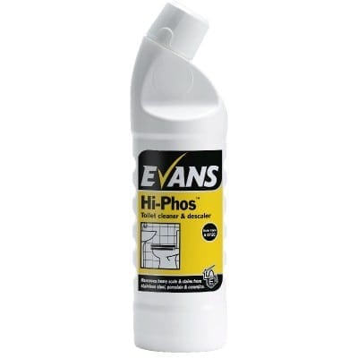 Evans HI-PHOS 1ltr, Acidic Toilet Cleaner & Limescale remover