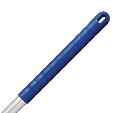 Colour Coded Aluminium Mop Handle in Blue. Made in the UK