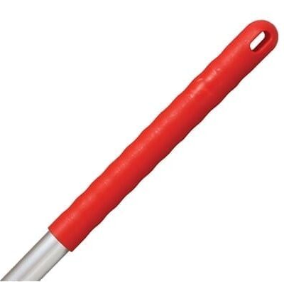 Colour Coded Red Aluminium Handle. Made in the UK