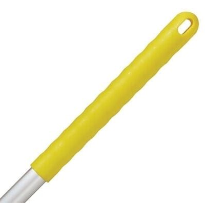Colour Coded Mop Handle in Aluminium. Made in the UK