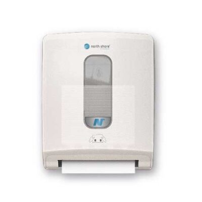 north shore microfold dispenser white