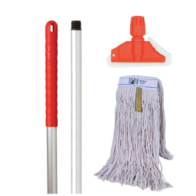 Ramon Hygiene Red Kentucky Mop Set.