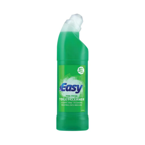 Easy Pine Toilet Cleaner is a daily use toilet cleaner. It is designed to provide a quick and convenient way to maintain a clean and hygienic toilet on a regular basis. Easy toilet cleaner is formulated to be used more frequently than deep-cleaning products, helping to prevent the build up of stains, odours, and bacteria.