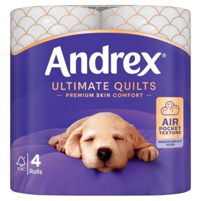 Andrex Ultimate Quilts 4 Pack