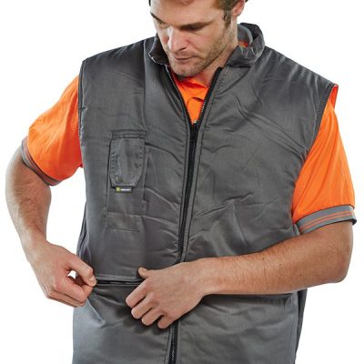 Hi-Vis Reversible Bodywarmers