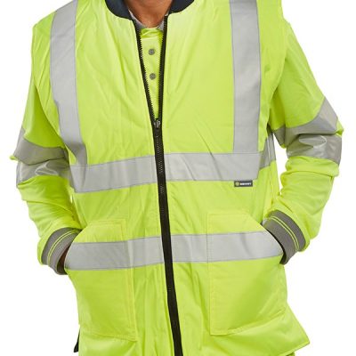 Loorollscom Reversible Bodywarmer Yellow1