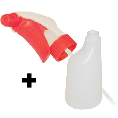 Complete Colour Coded Trigger Bottle in Red
