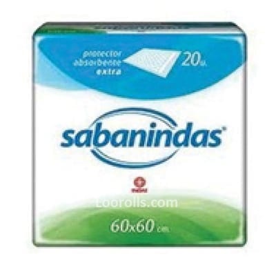 Sabanindas Bed Pad Square 60cm x 60cm