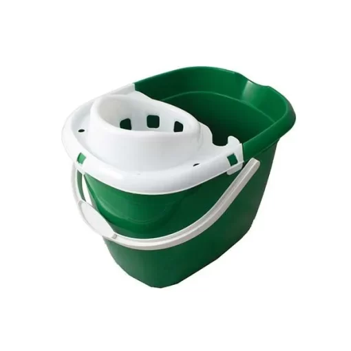 Green Mop Bucket 15 litre. Made in the UK