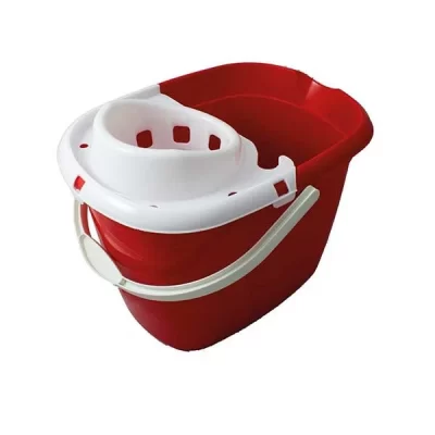 15 litre mop bucket with large raised cone wringer